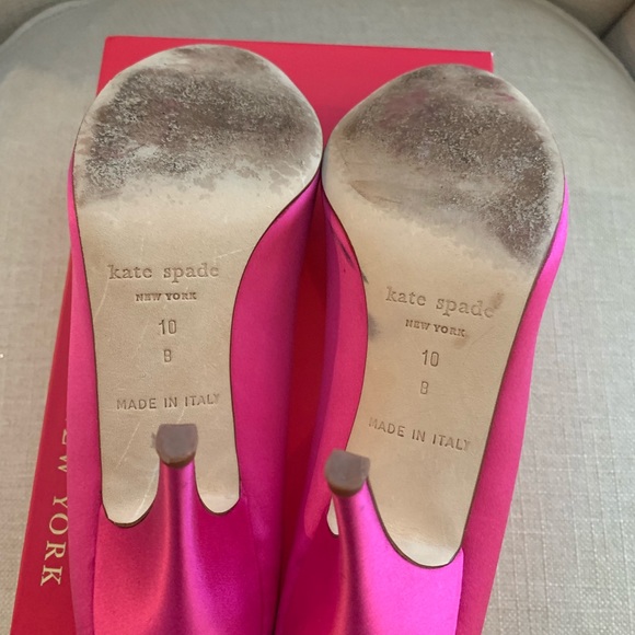 Authentic Kate Spade Clarice Hot Pink Sz 10 - Picture 6 of 9